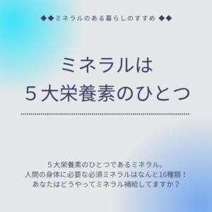 ミネラル酵素風呂が人気です。