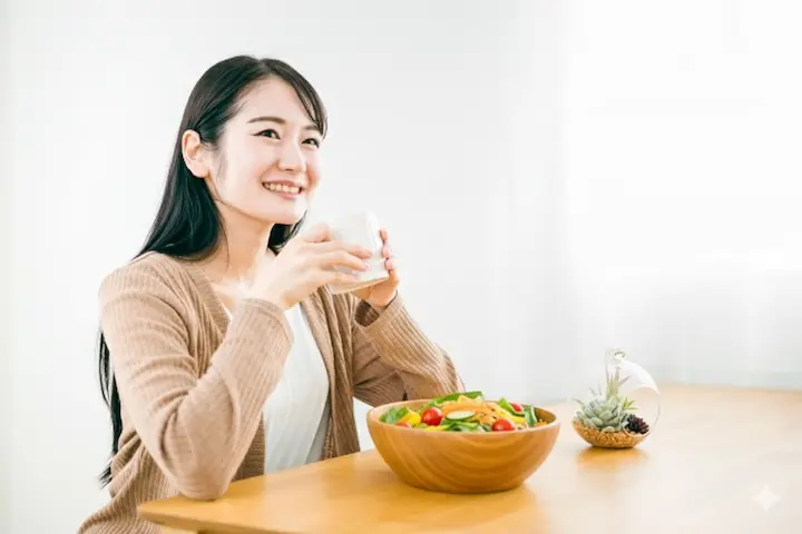 健康的なライフスタイルを送る女性