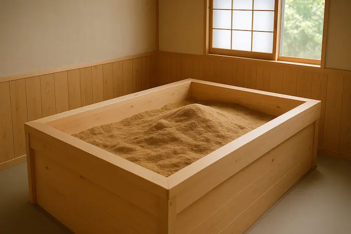 ふかふかの米ぬかが、あなたを優しく包み込みます