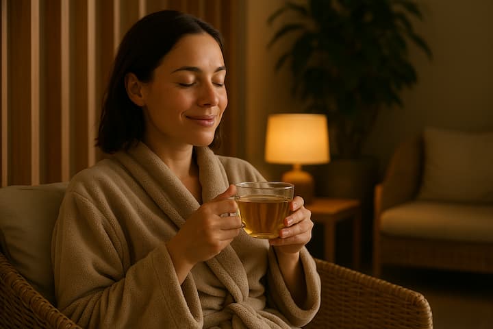 入浴後の過ごし方も効果を高めるポイントです