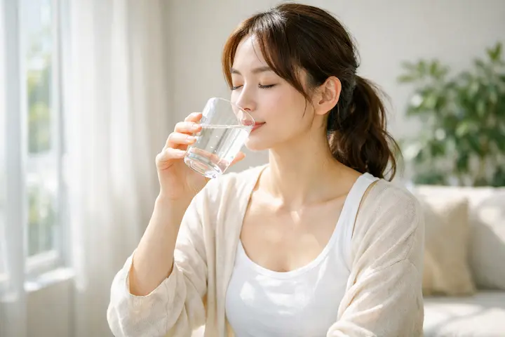 水分補給をしっかり行い、巡りの良い体を目指しましょう