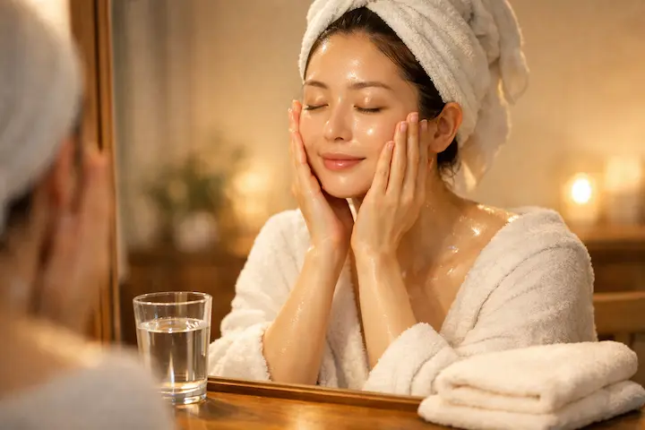 施術後の24時間は、美肌成分が巡る大切な時間です