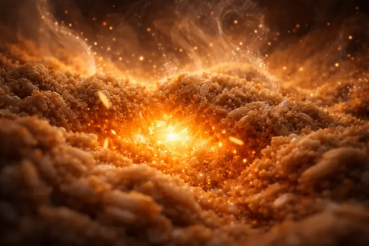 目に見えない小さな生命たちが、力強い熱を生み出します