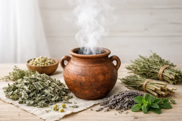 心身を優しく包み込む、よもぎの香りと温かな蒸気