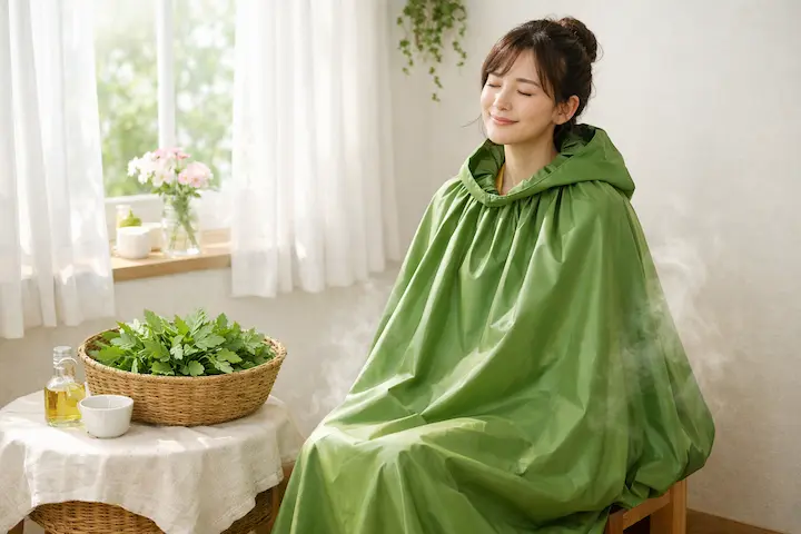 温かな蒸気に包まれて、季節の変わり目を快適に