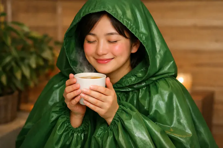 体が温まると、自然と表情も和らぎます