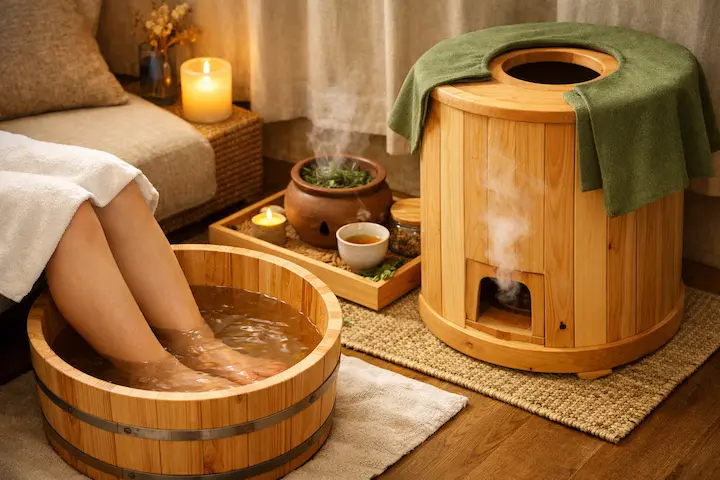 足元から温めることで、体全体の温まり方が劇的に変わります