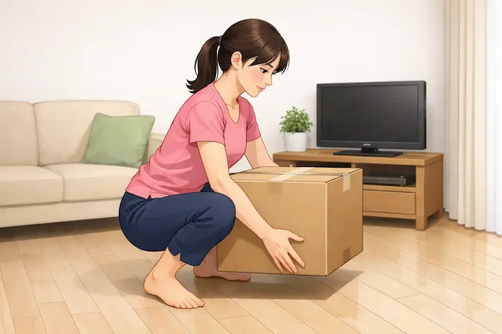 日常生活のちょっとした動作が、腰を守る習慣になります