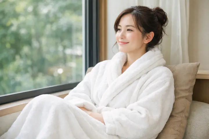 内側が整うと、自然と笑顔がこぼれます