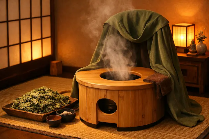 心も体も解き放たれる、よもぎ蒸しの至福のひととき