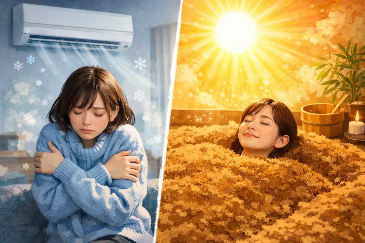 冷房疲れを溜め込まない習慣が大切です