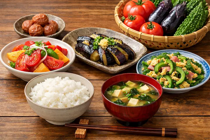 旬の食材と温かい発酵食品が、胃腸の元気を守ります