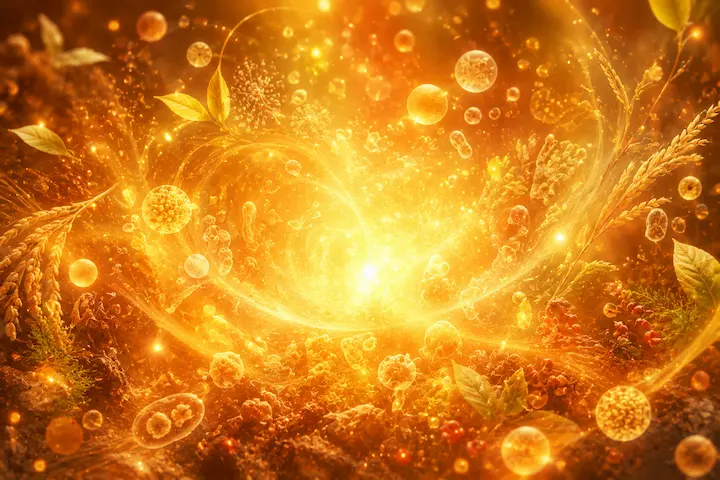電気やガスを使わない、微生物たちの働きによる自然の温もり