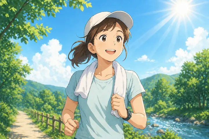 汗をかく習慣が、夏の暑さに負けない体を作ります