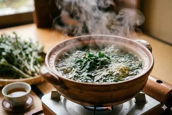 成分をたっぷり含んだ蒸気が全身を包み込みます