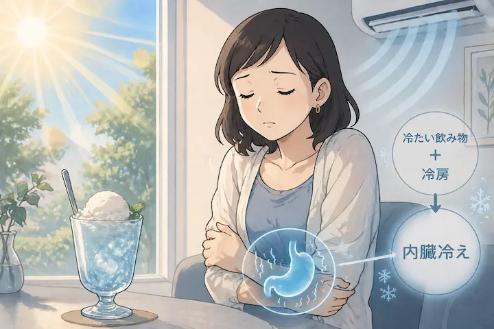 冷たいものの摂りすぎは、内臓の温度を直接下げてしまいます