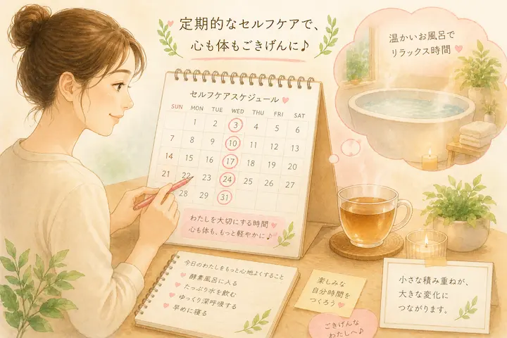 ご自身の目的や体調に合わせて、心地よく続けられるペースを計画しましょう