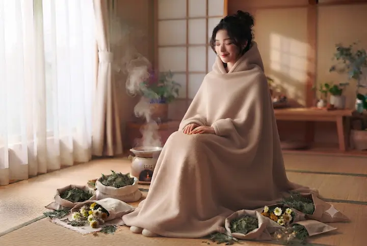 産後のデリケートな心身を優しく包み込むよもぎ蒸しの時間