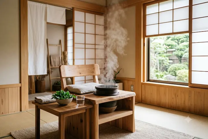 足元の冷えと顔の火照り、そのアンバランスを整える時間が大切です