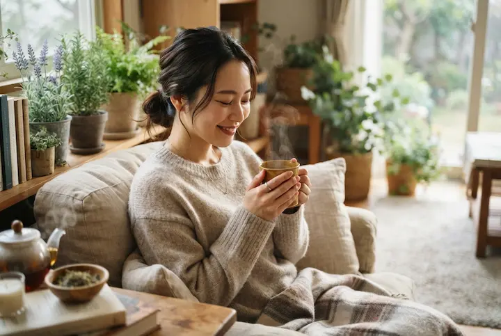 身体の内側からじんわりと温まり、穏やかな時間を楽しむひとコマ