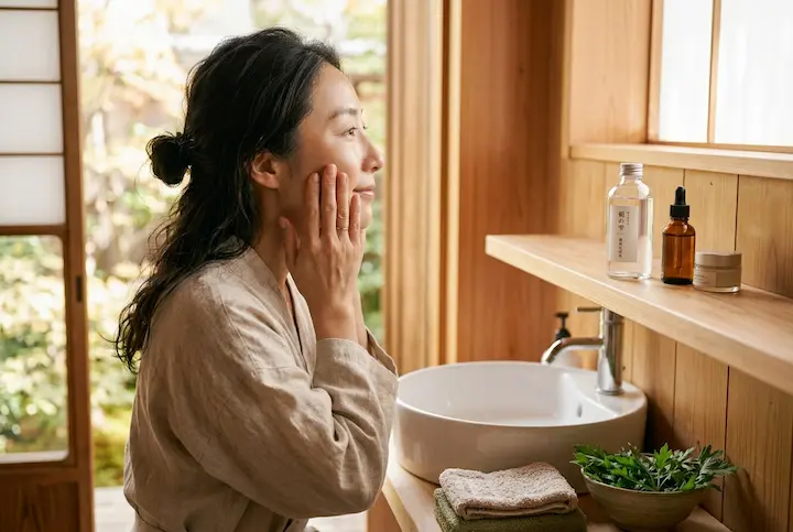 温まり後の素肌は吸収しやすいため、素早い保湿ケアが鍵となります